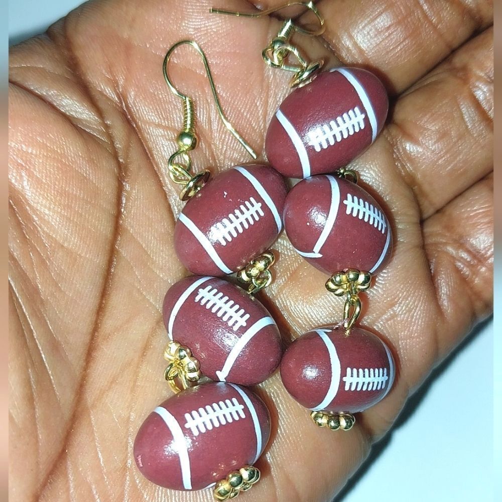 Super cute sports dangle earrings
